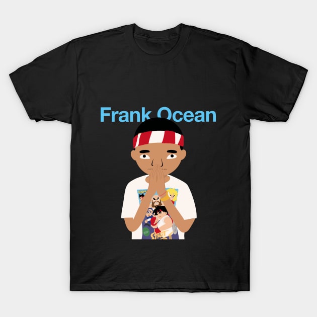 Frank Ocean - Comic illustration style T-Shirt by MiaouStudio